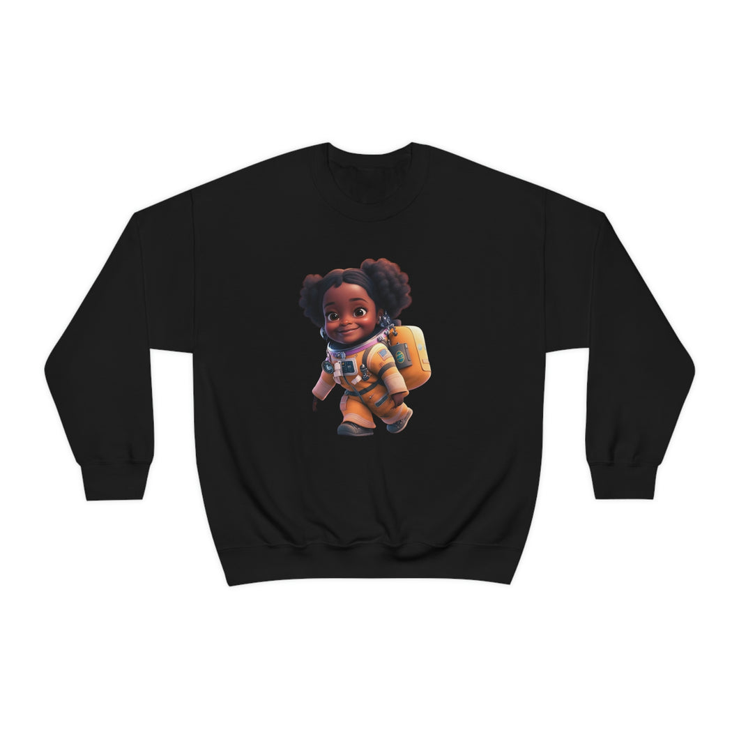 Curly girl astronaut - Sweatshirt