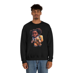 Curly Girl Astronaut - Sweatshirt