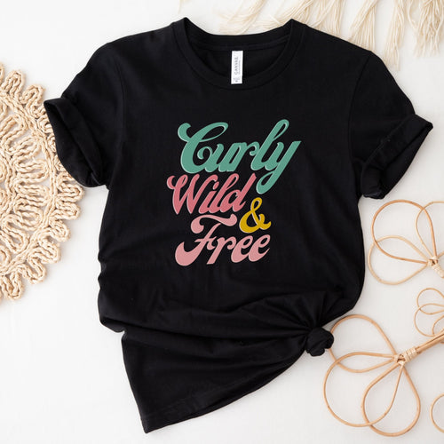 Curly Wild Free - Unisex Tshirt