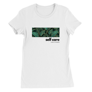 Self care - Premium Womens Crewneck T-shirt