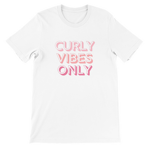 Curly Vibes Only - Premium Unisex Crewneck T-shirt