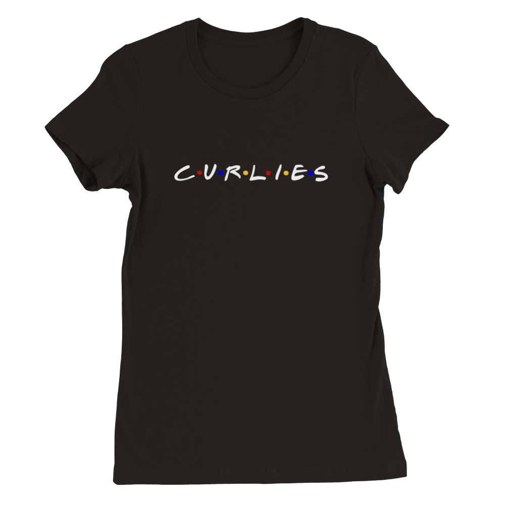 CURLIES - Premium Womens Crewneck T-shirt