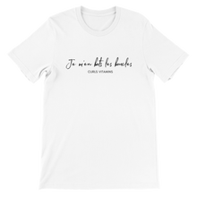 Je men bats les boucles - Premium Unisex Crewneck T-shirt