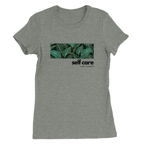 Self care - Premium Womens Crewneck T-shirt