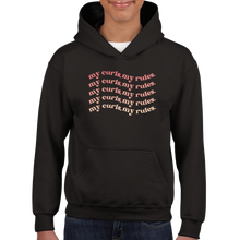 Classic Kids Pullover Hoodie - My curls my rules