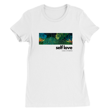 self love  tropical - Premium Womens Crewneck T-shirt