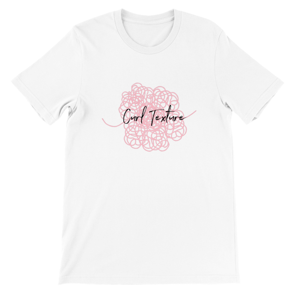 Curl Texture - Premium Unisex Crewneck T-shirt