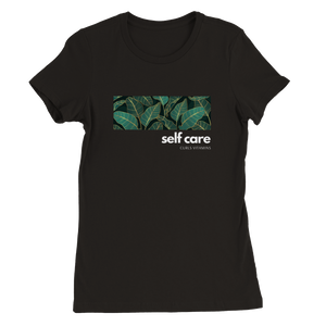 self care - Premium Womens Crewneck T-shirt