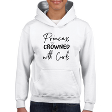 Princess crowned with curls - Classic Kids Pullover Hoodie